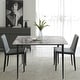 preview thumbnail 3 of 22, Modern Slate Kitchen Dining Table with Sintered Stone Top Metal Legs (Table Only) - 31.5x31.5x30 inch