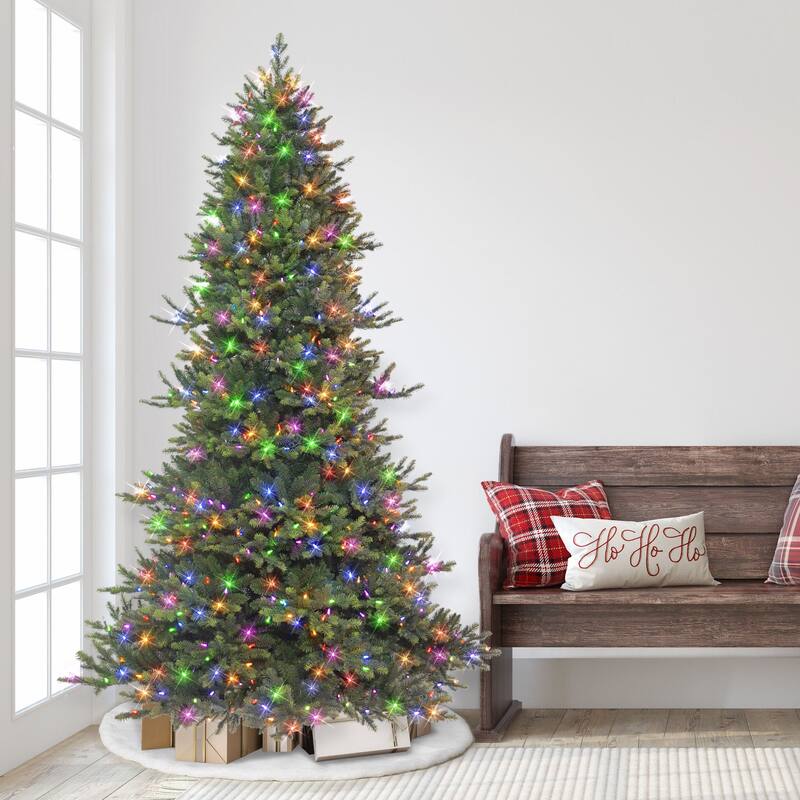 Pre-lit Douglas Fir Artificial Christmas Tree - 7.5’ - Color Select LED Lights - 7.5 Foot