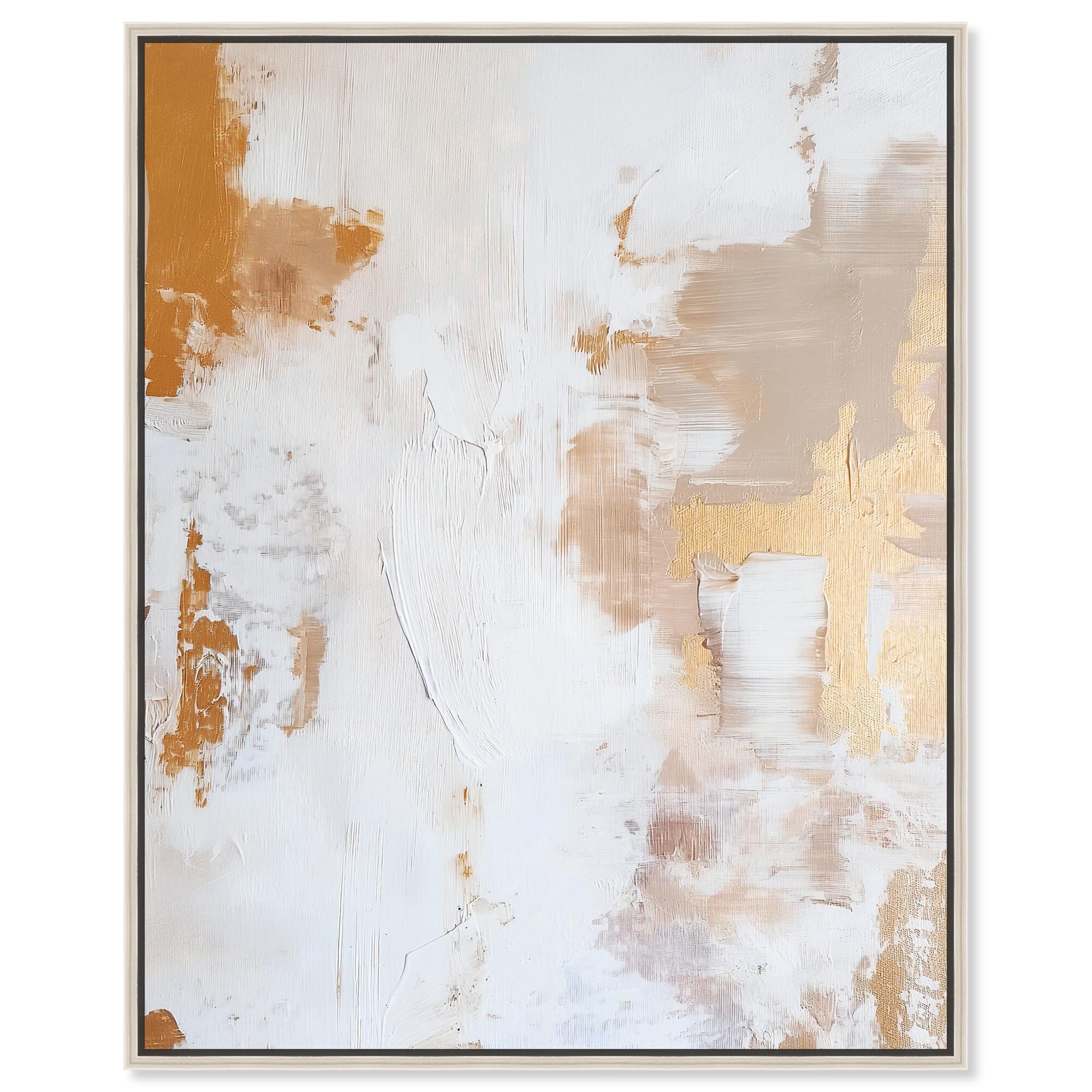 Golden Bronze Ripple I Canvas by Art Remedy