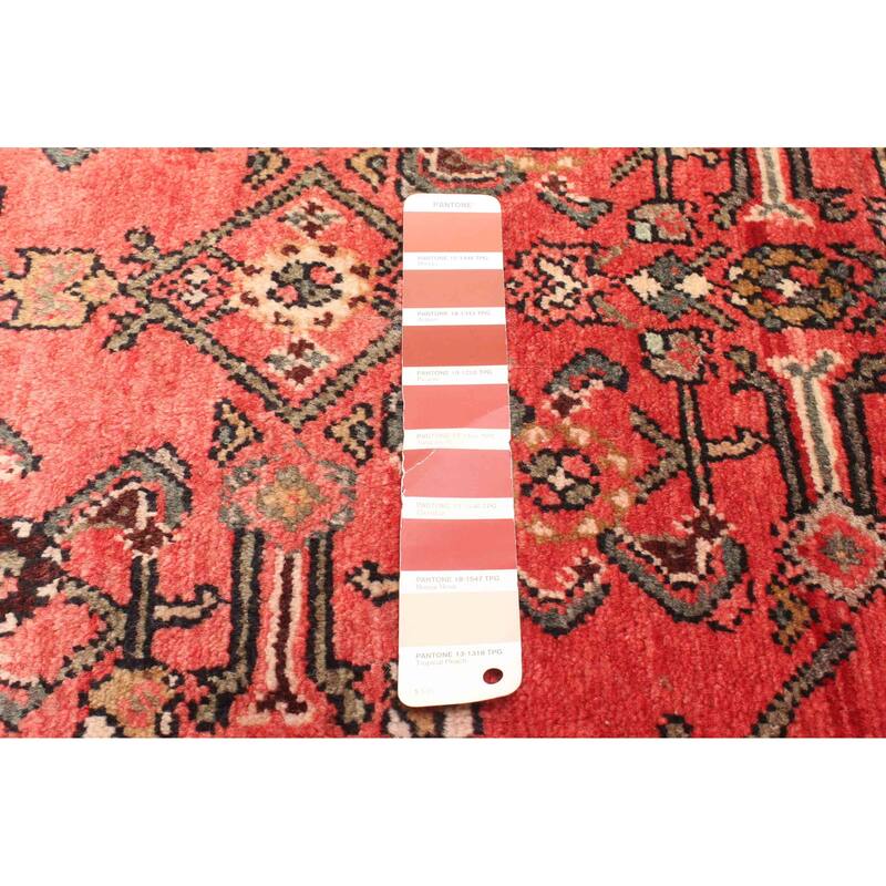 ECARPETGALLERY Hand-knotted Andelz Red Wool Rug - 2'9 x 9'5