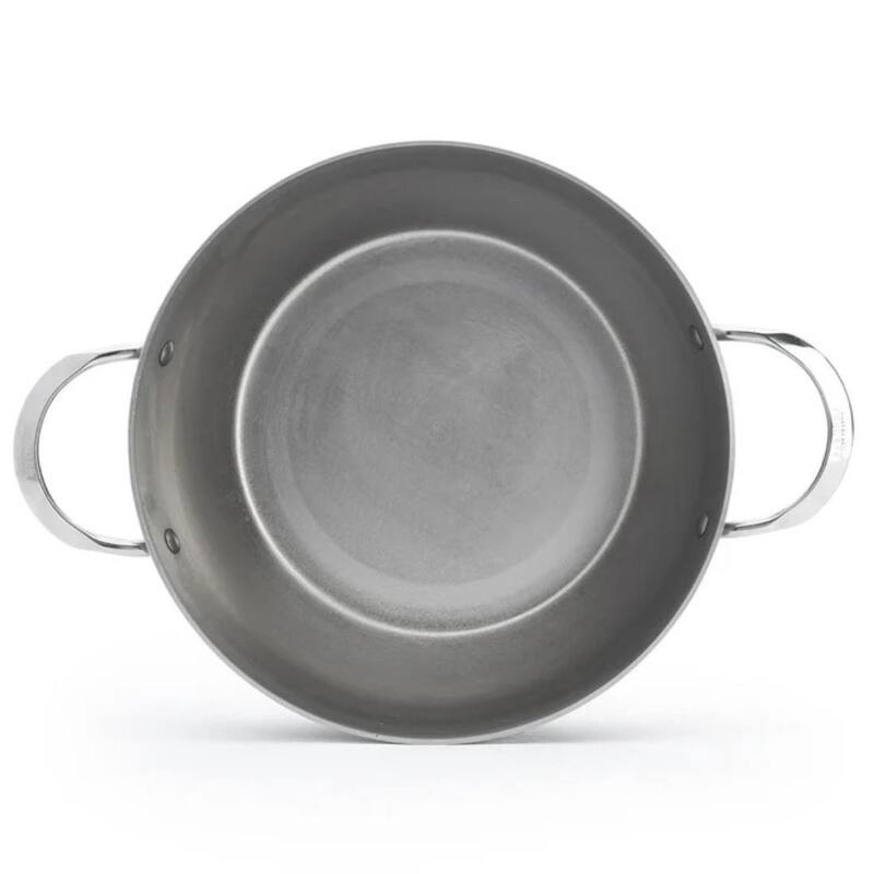 Mineral B 9.5-Inch Carbon Steel Country Fry Pan with Two Handles