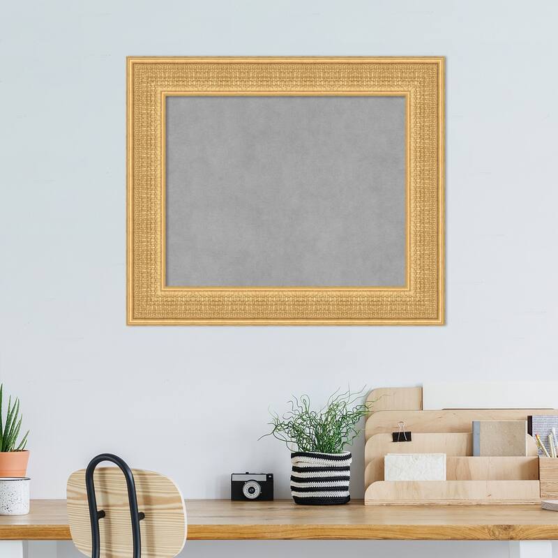 Amanti Art Trellis Gold Framed Magnetic Board