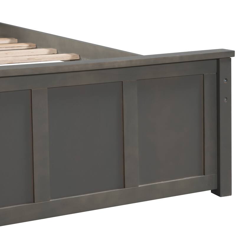 Twin Platform Bed with Rollers Bed Bath & Beyond 35355707