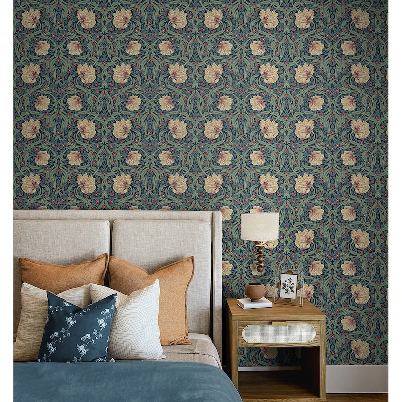 NextWall Pimpernel Garden Peel and Stick Wallpaper