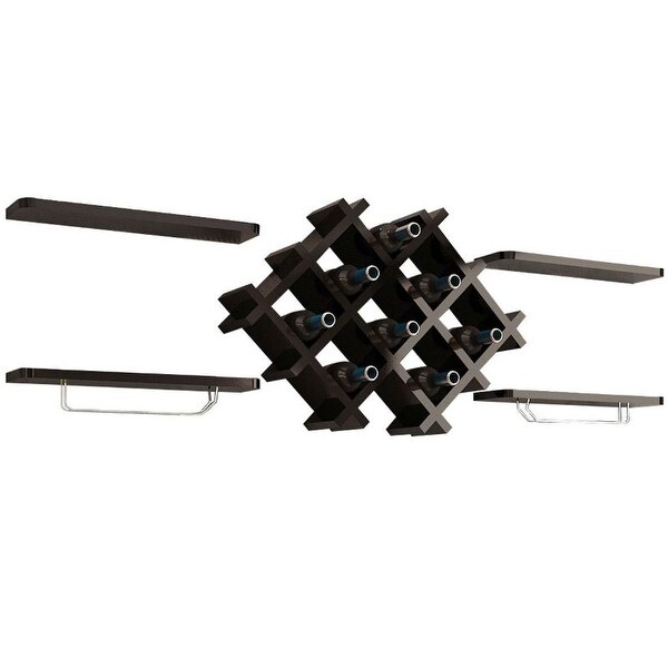 Set of 5 hotsell wall mounted wine rack