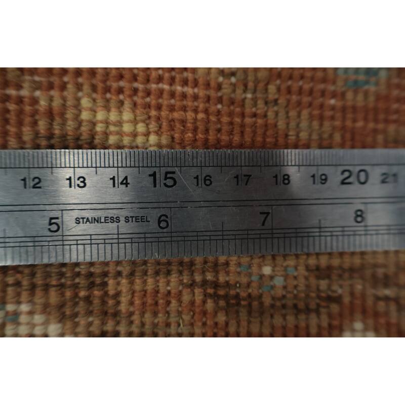 Hand Knotted Oriental 100% Wool Carpet Traditional All-Over Brown Ziegler Area Rug - 3' 1'' X 2' 1''