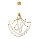preview thumbnail 5 of 4, Minka Lavery 5647-L Pearl 40" Wide Abstract Chandelier