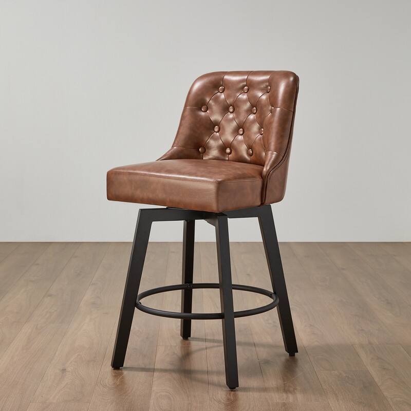 Chris 26 inch Swivel Counter Height Bar Stool Set