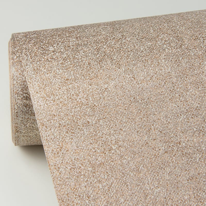 A-Street Prints Chiang Grey Grasscloth Wallpaper