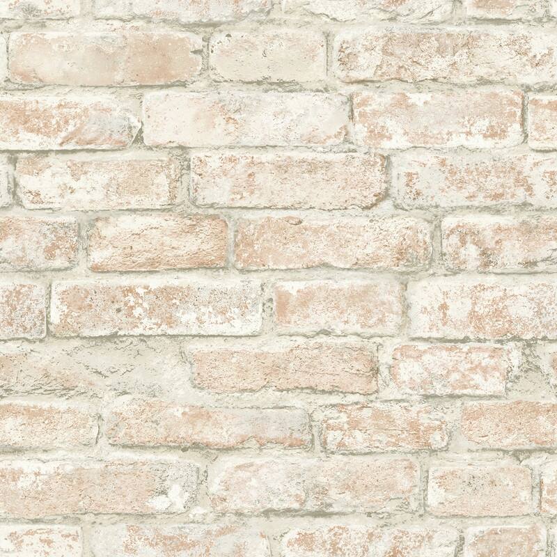 Chesapeake Arlington Multicolor Brick Wallpaper - 20.5in x 396in x 0.025in