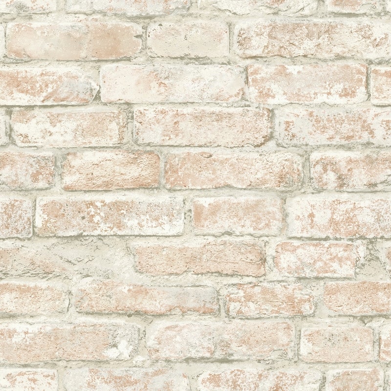 Chesapeake Arlington Multicolor Brick Wallpaper - 20.5in x 396in x 0.025in