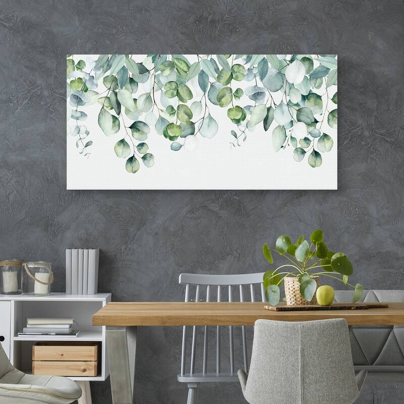 Eucalyptus Panel by Belle Maison Canvas Art Print