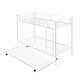 preview thumbnail 25 of 54, Full Size Loft Bed with Built-in L-Shaped Desk and Storage Shelves