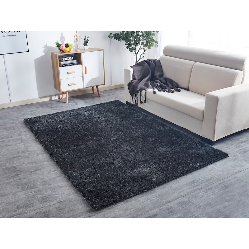 Fuzzy Shaggy Hand Tufted Area Rug