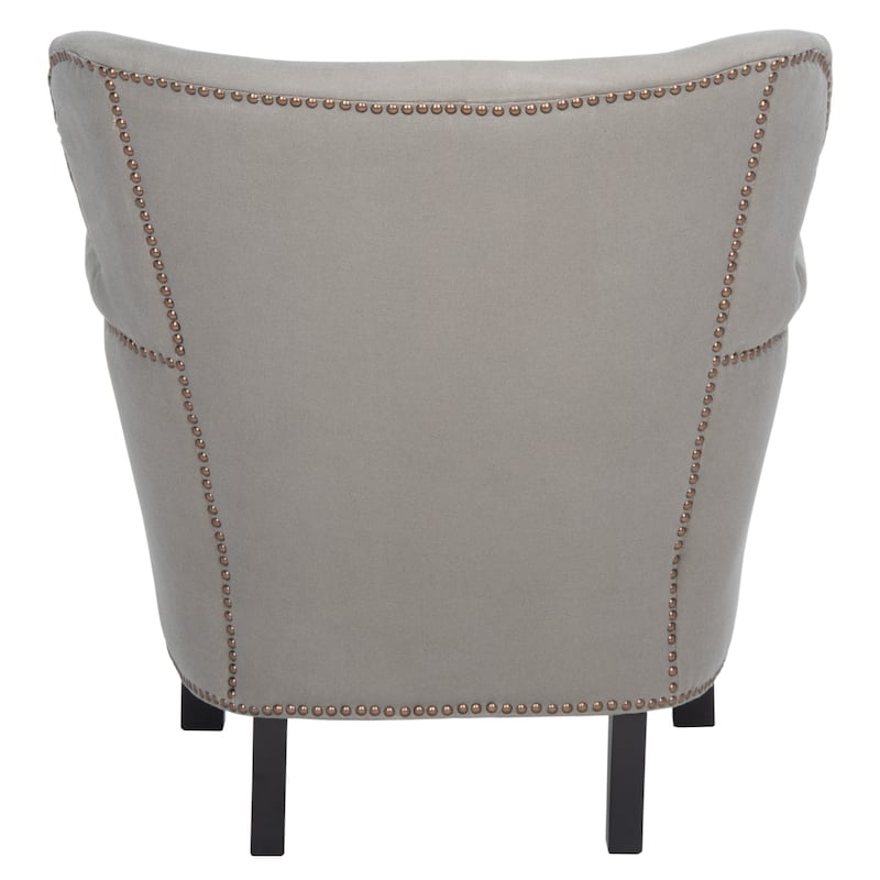 SAFAVIEH Corie Brown Club Chair - 26.6" x 28.9" x 29.3" - 27Wx29Dx29H