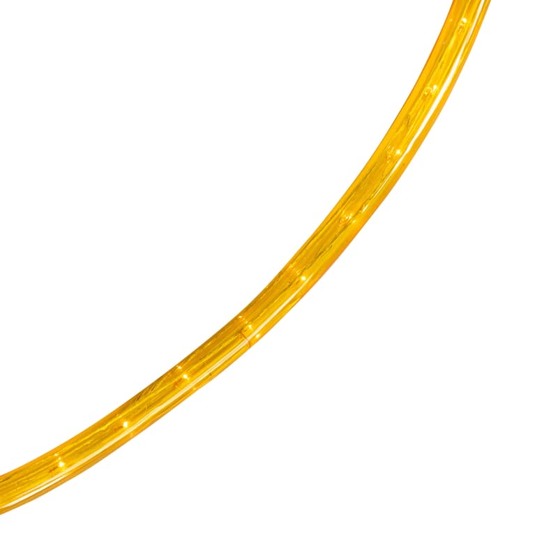 Gold Incandescent Outdoor Christmas Rope Lights - 18 ft