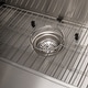 preview thumbnail 9 of 11, ZLINE 33 in. Moritz Farmhouse Apron Single Bowl Satin Steel Kitchen Sink with Bottom Grid