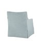 preview thumbnail 28 of 62, Martha Stewart London Upholstered Skirted Swivel Armchair with Lumbar Pillow
