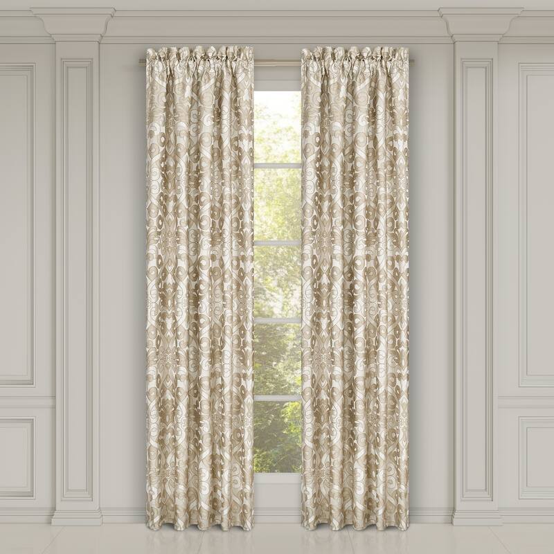 J. Queen New York Amaretto Window Panel Pair
