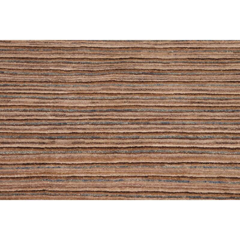 Boho Earthline Gabbeh Hand Knotted Wool Area Rug