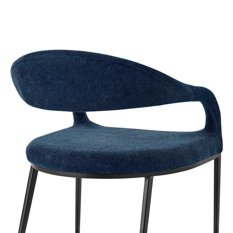 Morgan Upholstered Barrel Back Dining Chairs - Set of 2