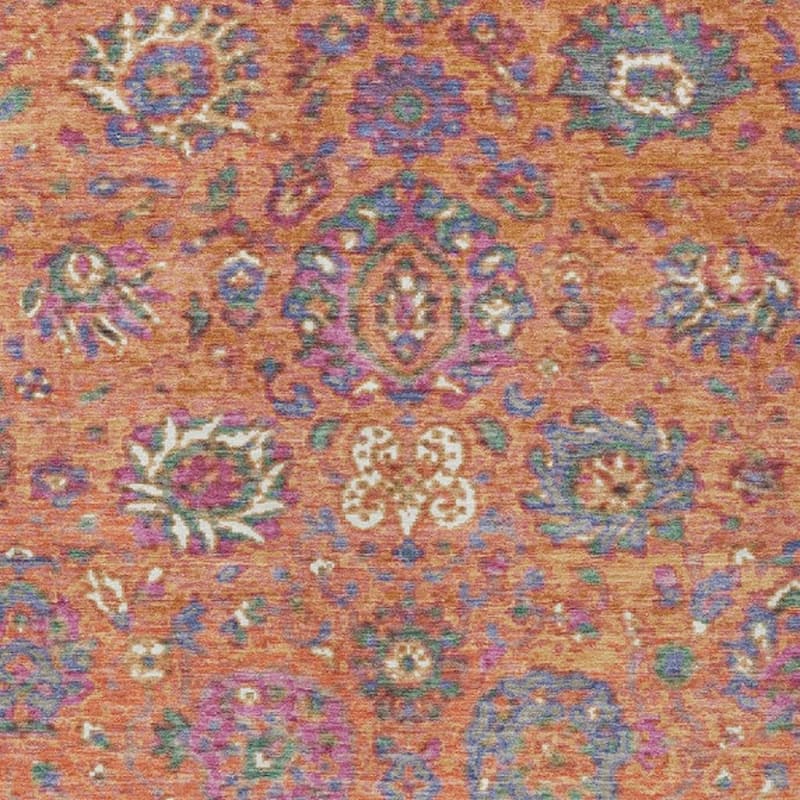 HomeRoots Floral Traditional Rectangle Outdoor Rug