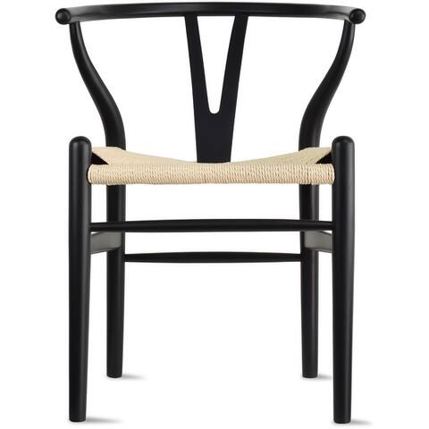 Dining Armchair with Woven Paper-cord Seat