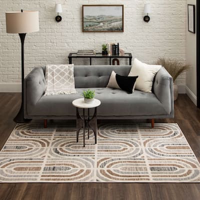Mohawk Home Westpoint Modern Geometric Stripe Area Rug