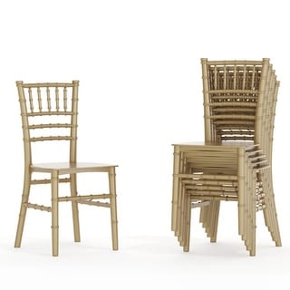 Set of 6 Children's Classic Resin Chiavari Chairs for All Occasions - 12"W x 12"D x 24.75"H