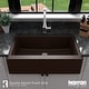 preview thumbnail 48 of 70, Karran Farmhouse/Apron-Front Quartz Single Bowl Kitchen Sink Kit