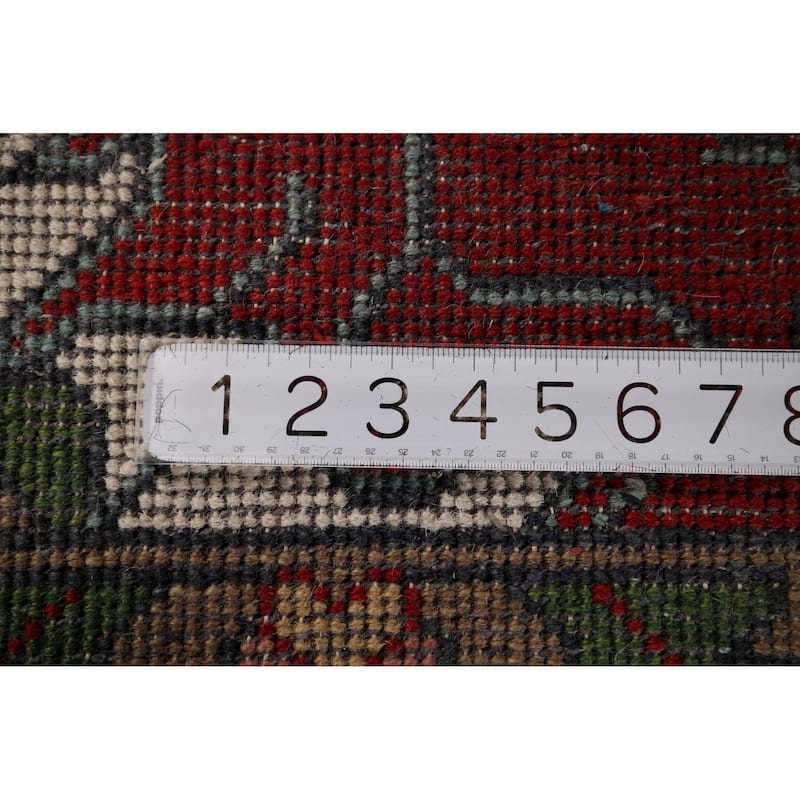 Animals Hunting Design Ziegler Indian Area Rug Handmade Wool Carpet - 8'11" x 11'10"