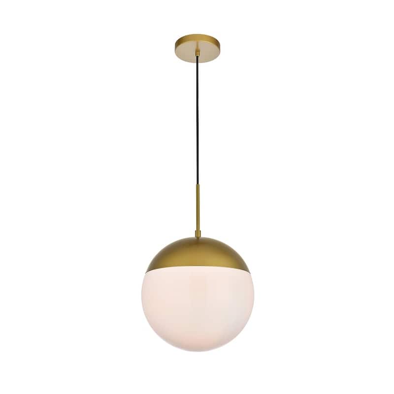 Frosted White Glass 1-light Pendant