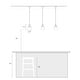 preview thumbnail 17 of 17, Beta Modern Gold 1-Light Mini Globe Glass Pendant Light for Kitchen Island - D 4.9" x H 7.6"