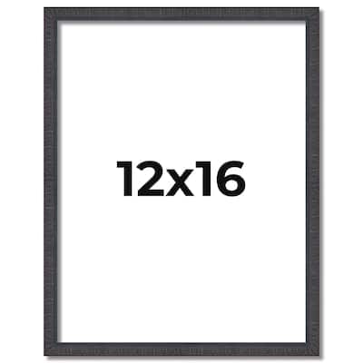 12x16 Frame Brown Picture Frame - Complete Modern Photo Frame Includes