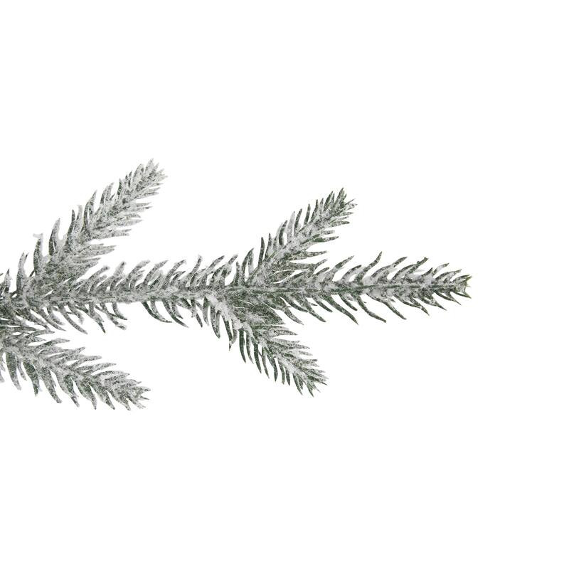 Flocked Potted Artificial Christmas Snowy Tree - 26" - Unlit