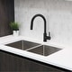 preview thumbnail 1 of 49, STYLISH Kitchen Sink Faucet Single Handle Pull Down Dual Mode in Stainless Steel - Faucet Height: 14 1/8" | Spout Height: 6 3/4"