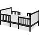 preview thumbnail 1 of 0, Dream On Me Hudson 3 in 1 Convertible Toddler Bed Black & White Black - Toddler