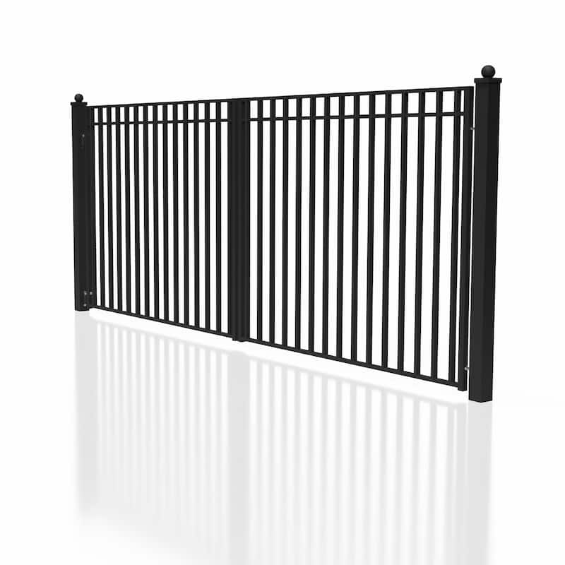 ALEKO Madrid Style Steel Dual Swing Driveway Gate 16' - 16 ft x 6 ft