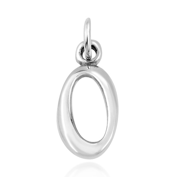 Handmade Trendy .925 Sterling Silver Number Pendant Charm (Thailand). Opens flyout.