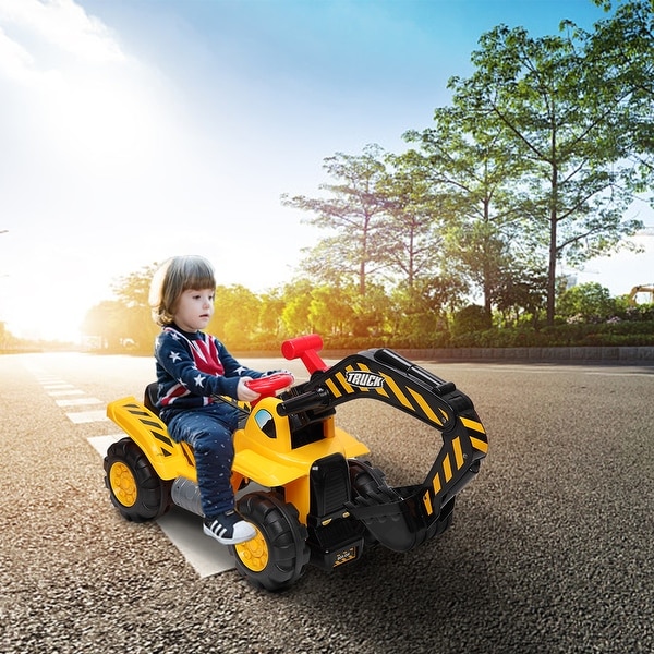 Children's Excavator Toy Car Without Power 2 Plastic Artificial Stones. Opens flyout.