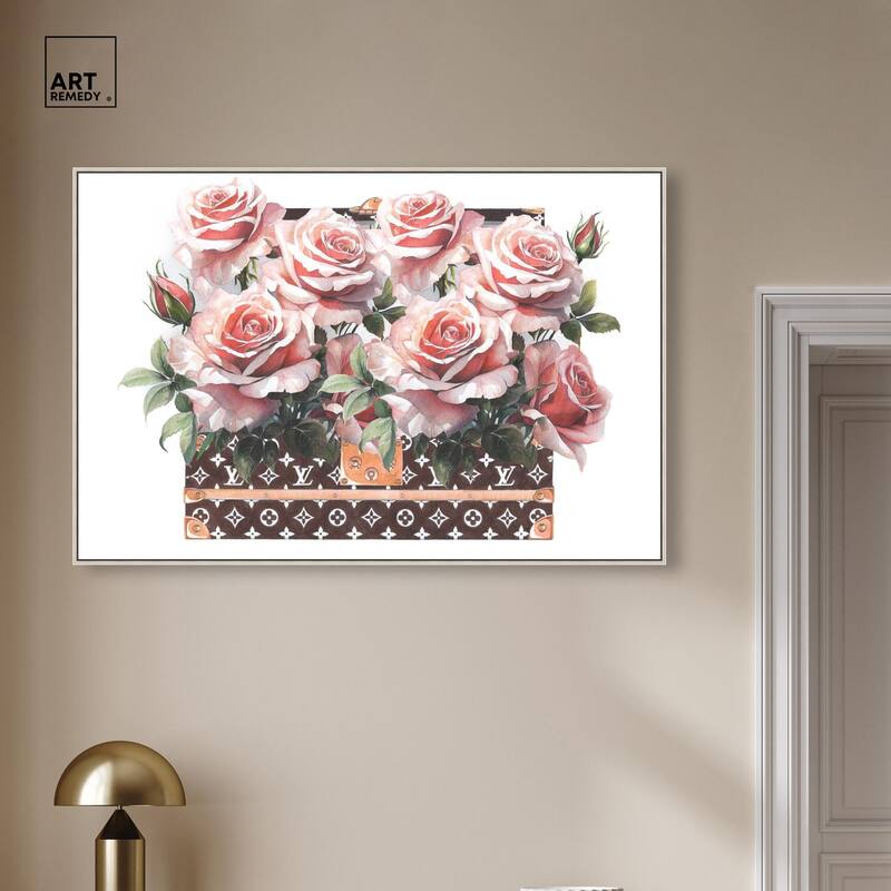 Doll Memories - Stylish Roses Canvas by Art Remedy