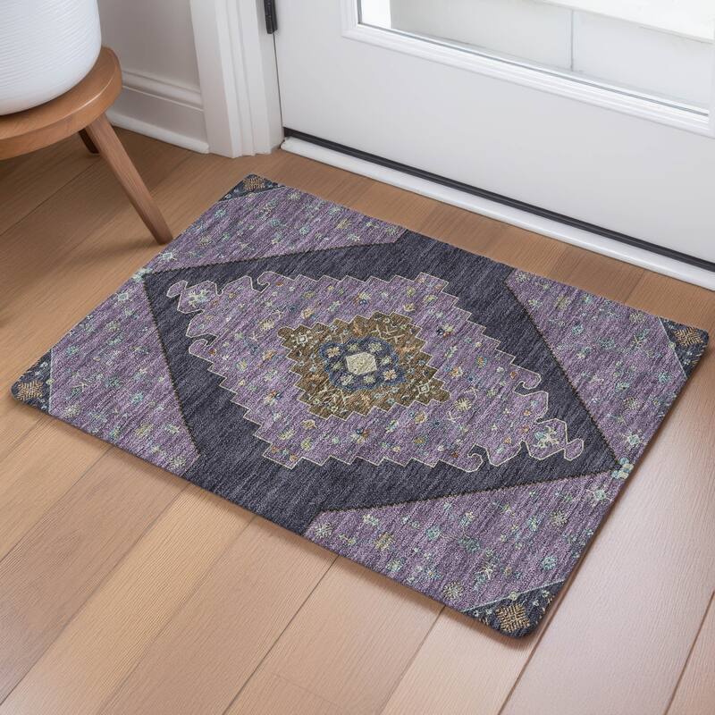 Machine Washable Indoor/ Outdoor Global Marrakesh Chantille Rug