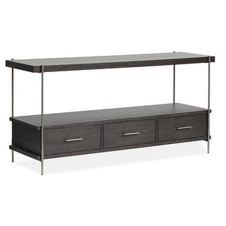 Magnussen Home Spencer Dark Briarsmoke Rectangular Sofa Table - 60''W x 16''D x 28''H