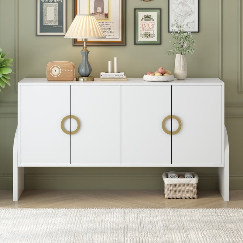 33.80 in. H Storage Cabinet with Adjustable Shelves