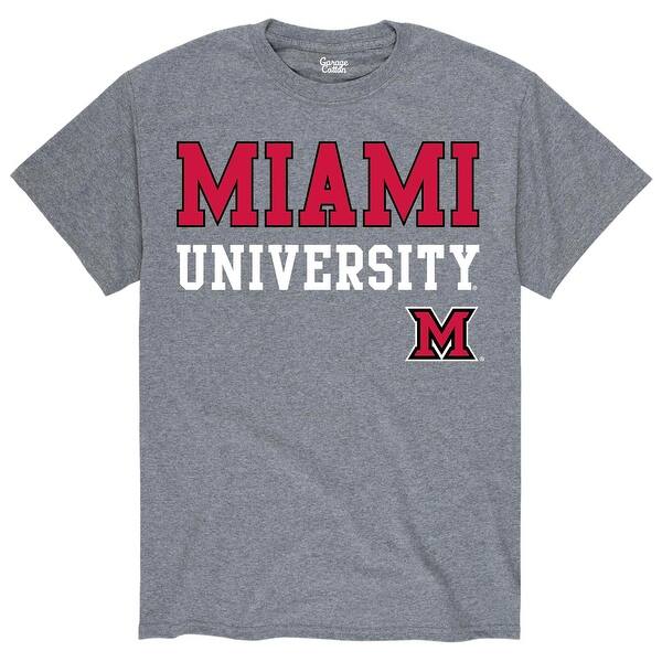 Shop Miami University Ohio Crest Red Adult Short Sleeve Tee On