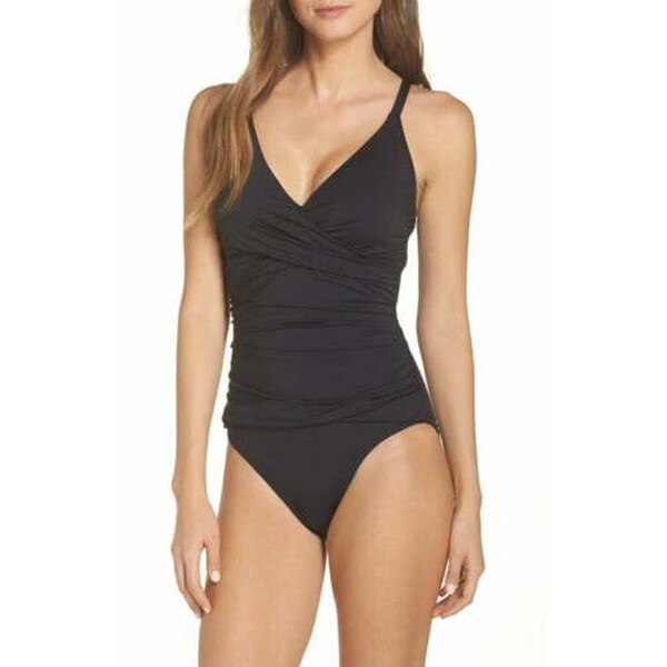 wrap front swimsuit