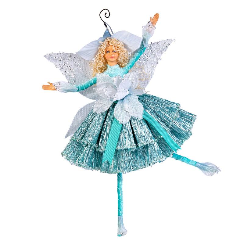 STP Goods 12" Fairy Collectible Christmas Ornament - Green