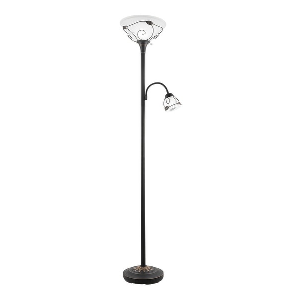 Light tree four light bronze torchiere floor lamp cheap