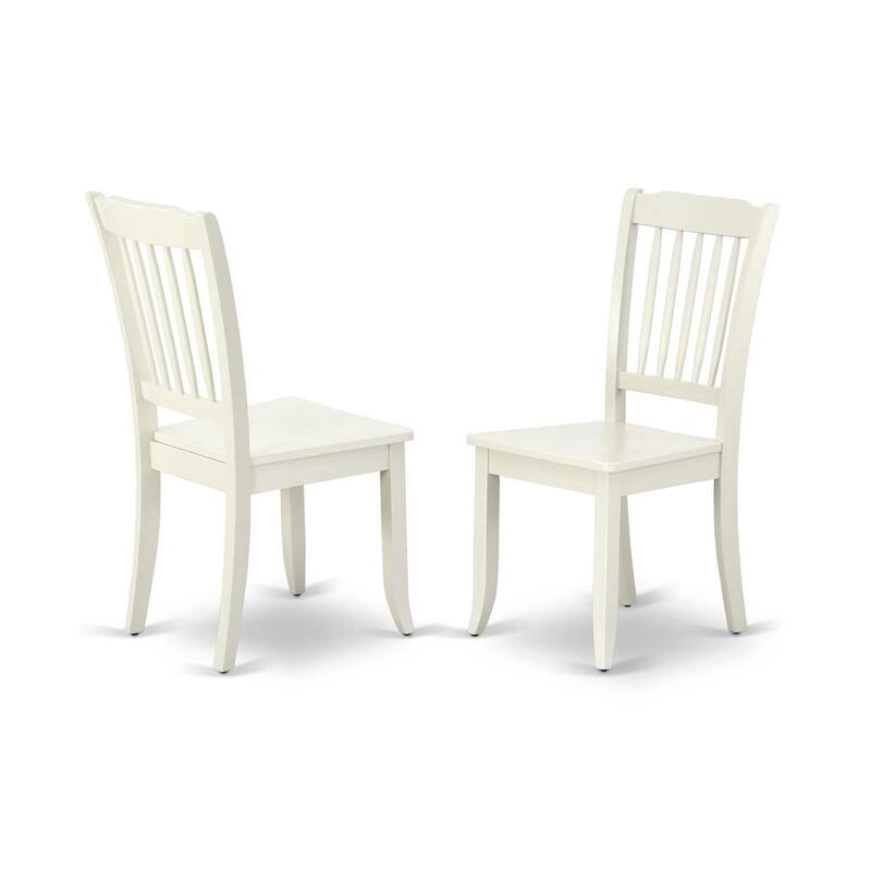 HomeStock 5-Piece Linen White Finish Solid Wood Top Dining table with 4 Chairs with Drop Leaf Slat Back
