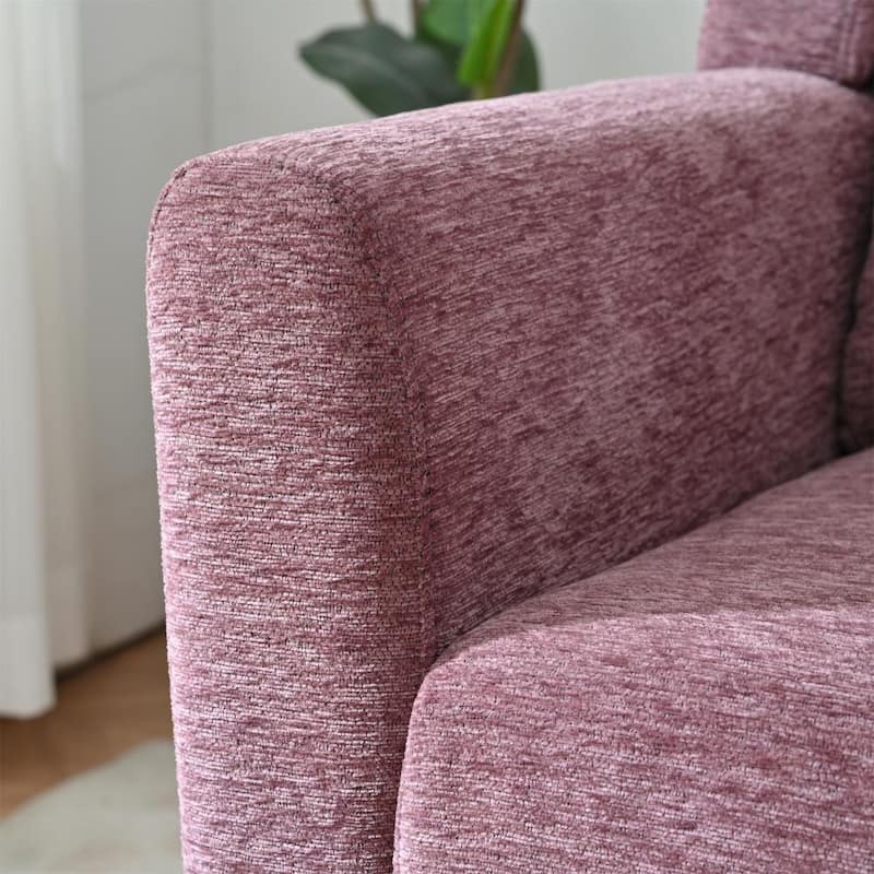Modern Accent Chair Upholstered Foam Filled Living Room Chairs Comfy Reading Chair